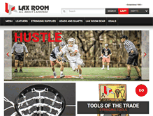 Tablet Screenshot of laxroom.com